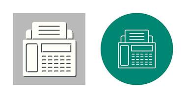 Fax Machine Vector Icon