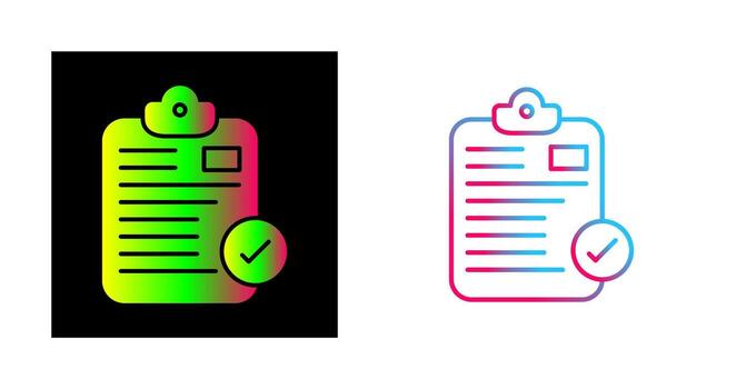 Secure Notepad Vector Icon