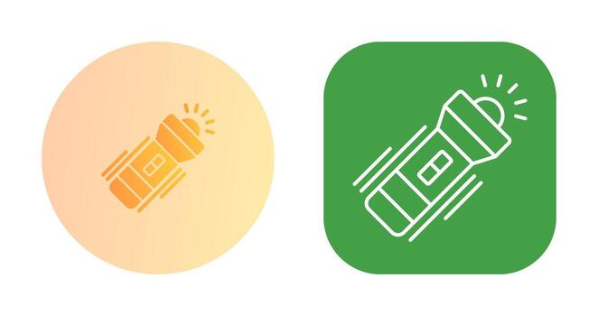 icono de vector de linterna