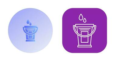 Water Bucket Vector Icon