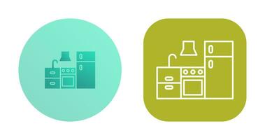 icono de vector de cocina