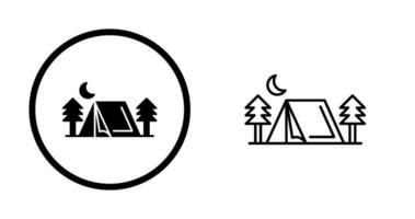 Tent Vector Icon