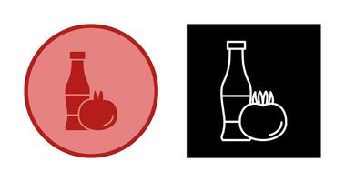 Tomato ketchup Vector Icon