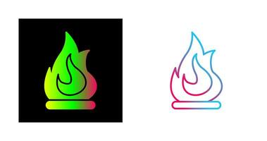 icono de vector de fuego