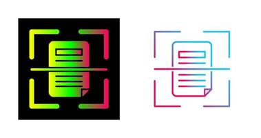 Scan Vector Icon