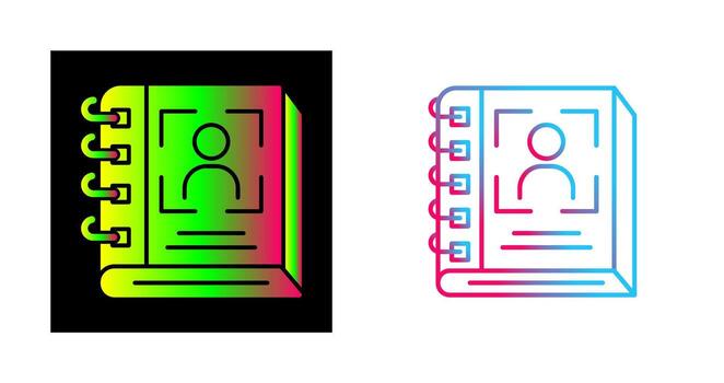 icono de vector de directorio