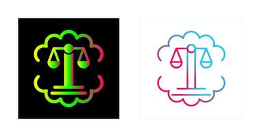 Justice Scale Vector Icon