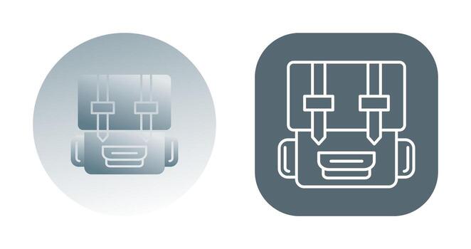 icono de vector de mochila