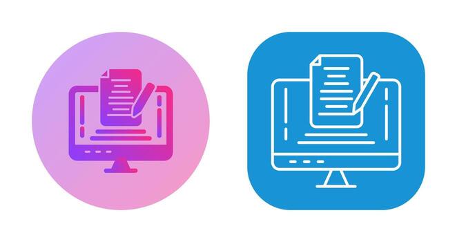 nota, vector, icono vector