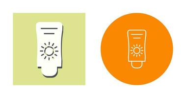 Sun Cream Vector Icon