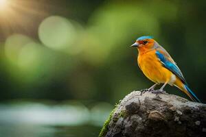 photo wallpaper bird, the sun, water, bird, bird, bird, bird, bird,. AI-Generated