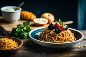 the best pasta recipes for a healthy diet. AI-Generated photo