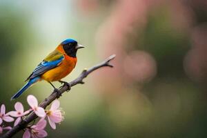 photo wallpaper bird, the tree, the bird, the bird, the bird, the bird,. AI-Generated