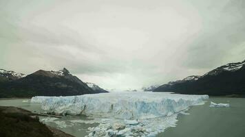 perito moreno glaciar. argentina. hora lapso video