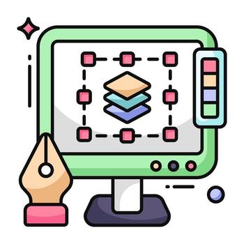 un único diseño icono de web diseño vector