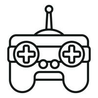 seguro digital inteligente icono contorno vector. nube red vector