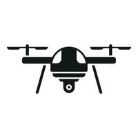 Video toy drone icon simple vector. Remote control vector