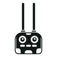 Drone remote control icon simple vector. Smart digital vector