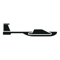 Long avia drone icon simple vector. Spy ai camera vector