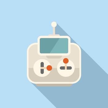 red digital mapa zumbido icono plano vector. aéreo seguro ver vector