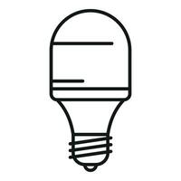 Led light icon outline vector. Home remote control vector