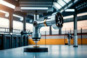a machine is sitting on top of a table. AI-Generated photo