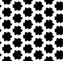 Black and white seamless abstract pattern. Background and backdrop. Grayscale ornamental design. Mosaic ornaments. Vector graphic illustration.