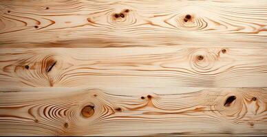 Light wood texture, panoramic background - AI generated image photo