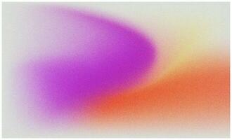 Vibrant color gradient abstract retro background. Noise grain dusty textured gradation photo