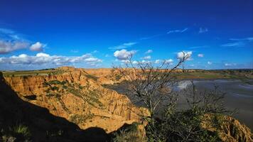 Landscape of a desert in Spain video