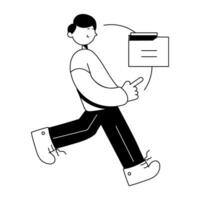 Trendy File Management vector