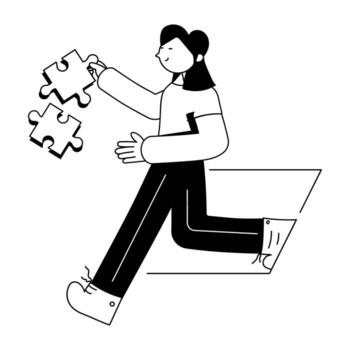 Trendy Problem Solving vector