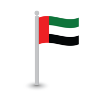 förenad arab emirates flagga design baner png