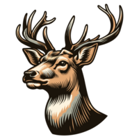 Christmas Reindeer Clipart - Ai Generative png