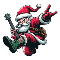 lindo Natal santa clipart - ai generativo png