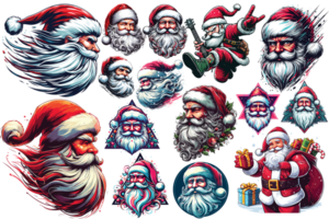 magnifique Noël Père Noël clipart - ai génératif png