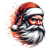 Beautiful Christmas Santa Clipart - Ai Generative png