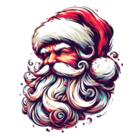 Beautiful Christmas Santa Clipart - Ai Generative png