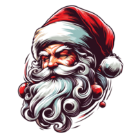 schön Weihnachten Santa Clip Art - - ai generativ png