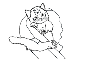 Tier - - Haustier - - bezaubernd Katze - - Kätzchen - - Kitty Illustration png