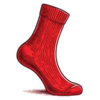 Christmas Socks Clipart - Ai Generative png