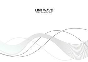 abstract gradients waves background white vector