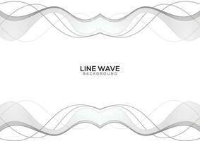 line style abstract wavy background a fluid motion of curves vector