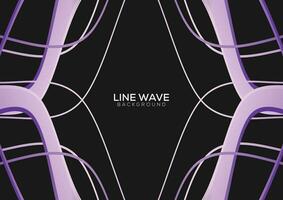 purple wave element for design. digital track equalizer vector