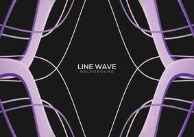 purple wave element for design. digital track equalizer vector