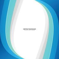 abstract background with blue smooth color wave vector