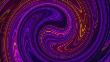 colorato vorticoso raggiante neon Linee sfondo. Questo psichedelico turbine modello sfondo è pieno HD e un' senza soluzione di continuità ciclo continuo. video