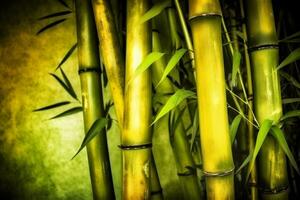 bamboo texture background for interior or exterior design. Neural network AI generated photo