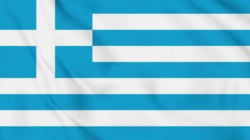 Grecia bandera animado 4k video