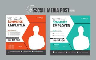 Business Social media post design vector